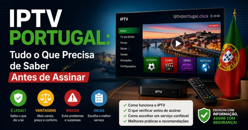 IPTV Portugal antes assinar