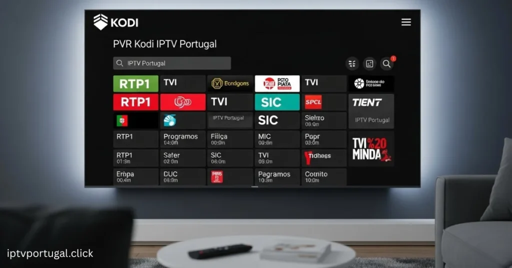PVR Kodi IPTV Portugal
