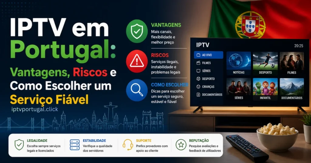 IPTV Portugal serviço fiável