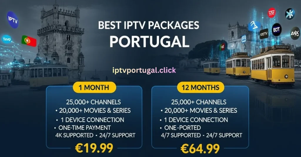Melhores pacotes IPTV Portugal