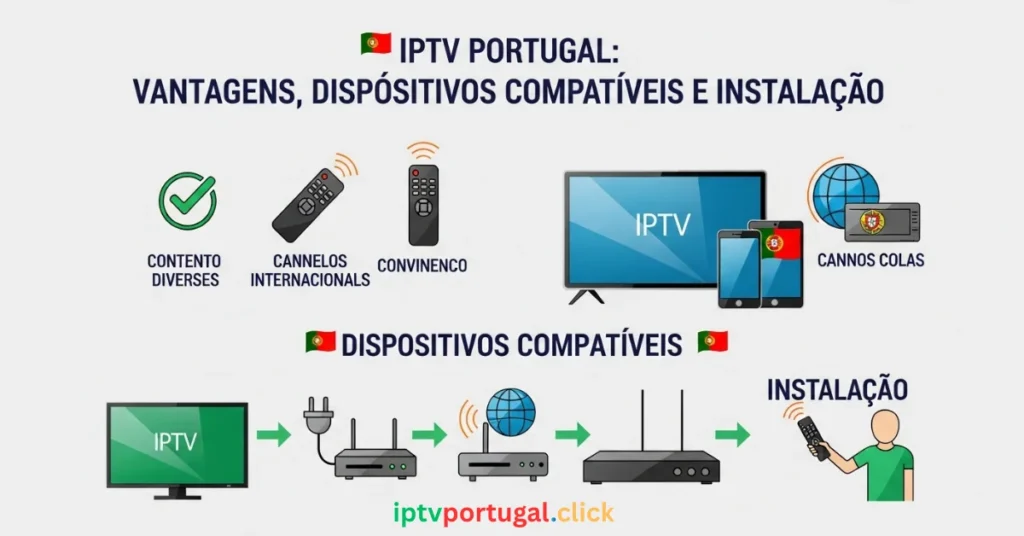 IPTV Portugal dispositivos compatíveis