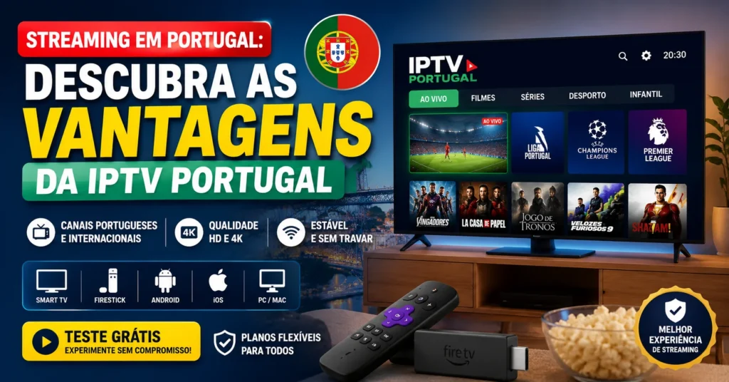 Vantagens da IPTV Portugal