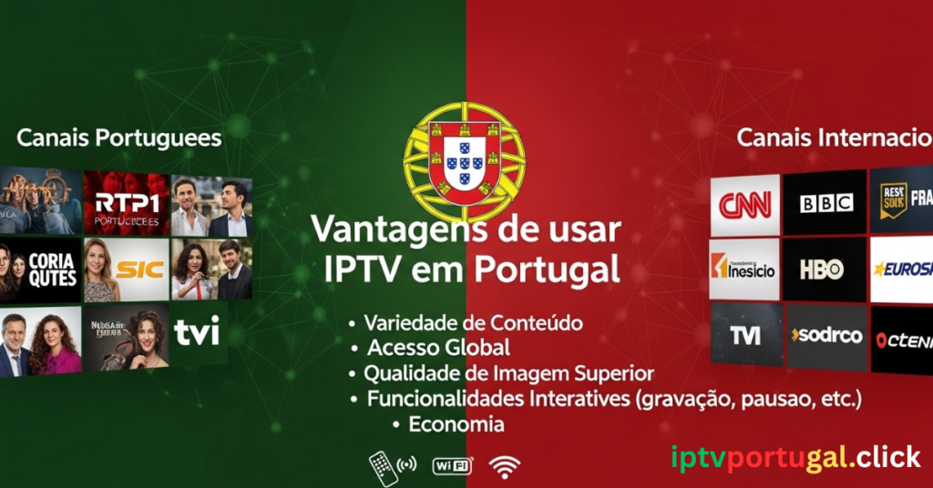 Vantagens do IPTV Portugal