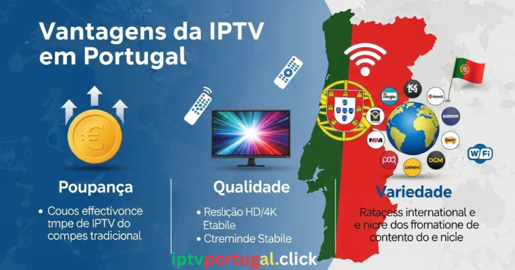 IPTV em Portugal vantagens