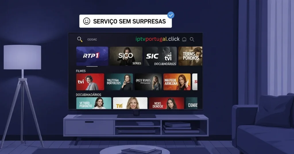 IPTV serviço sem surpresas