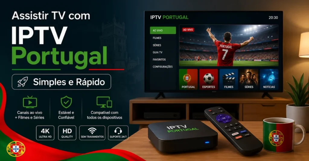 IPTV Portugal simples rápido
