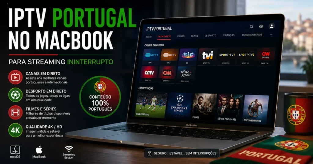 IPTV Portugal no MacBook
