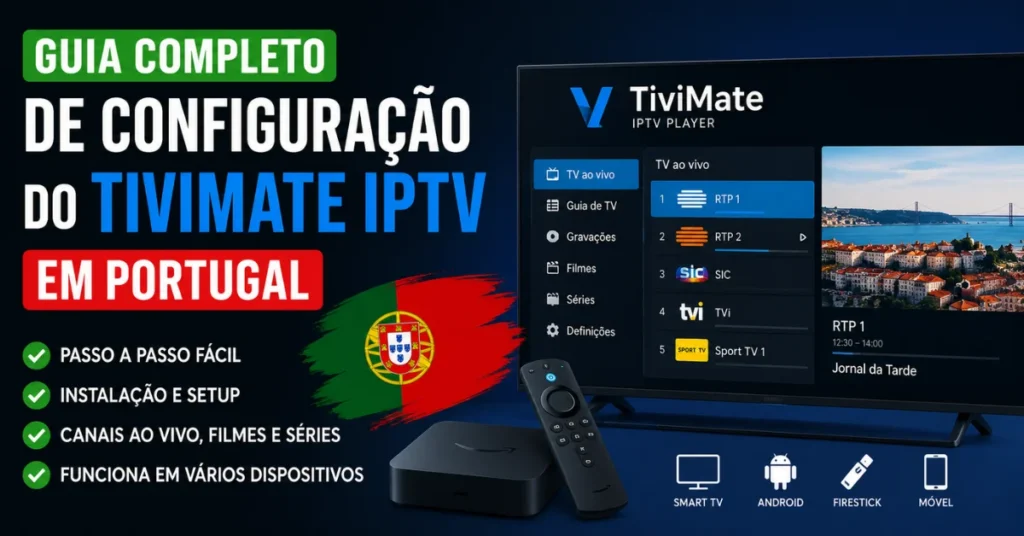 configuração TiviMate IPTV Portugal