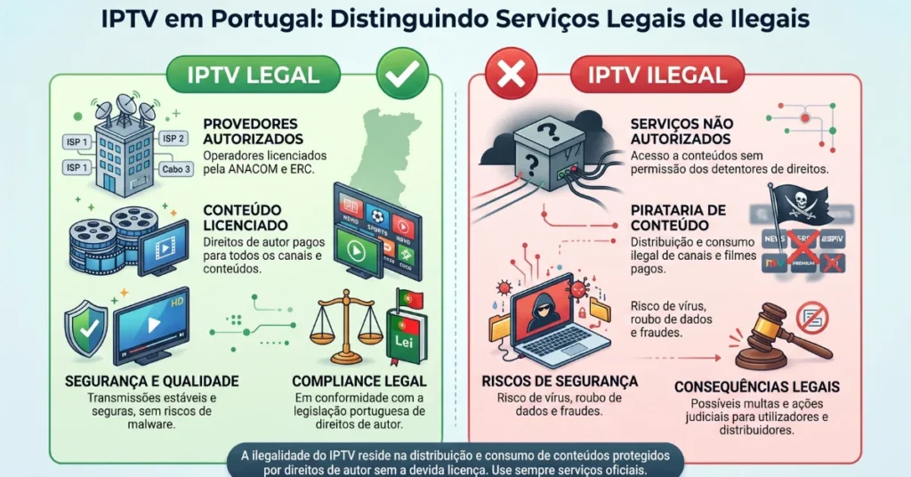IPTV é legal Portugal