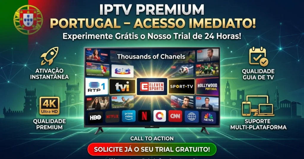 Teste IPTV Premium Portugal