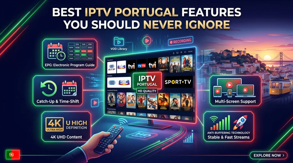 Best IPTV Portugal Features