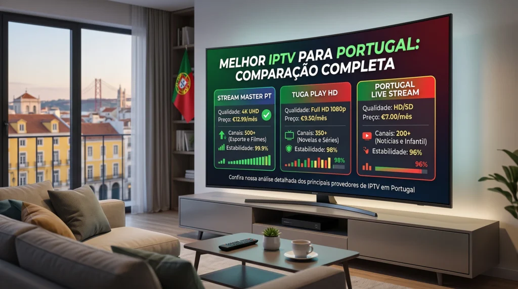 Comparação IPTV Portugal