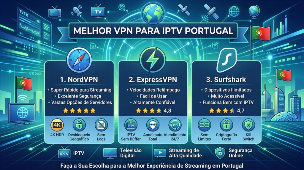 VPN para IPTV Portugal